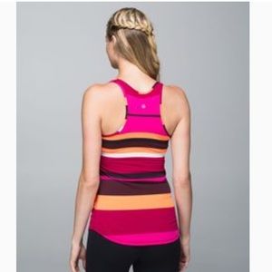 Lululemon striped racerback tank. Size 4